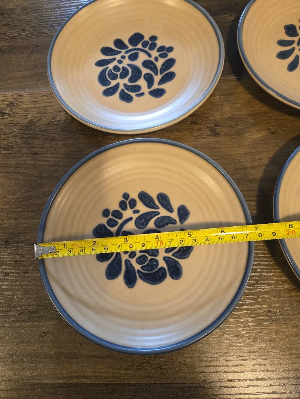 Pfaltzgraff Folk Art Salad Plates - Set of 4 - Picture 3 of 3